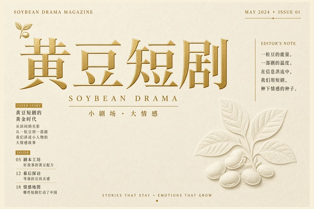 关于黄豆短剧栏目配图